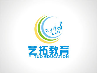 楊福的藝拓教育(全名:湖南藝術(shù)拓展教育公司)logo設(shè)計