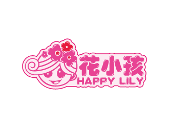 周金進(jìn)的花小孩甜品休閑吧logo設(shè)計