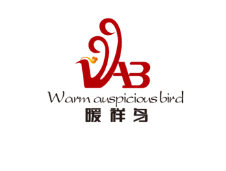 周?chē)?guó)強(qiáng)的暖祥鳥(niǎo)（Warm auspicious bird，通過(guò)這些字母給縮寫(xiě)一下，）品牌商標(biāo)設(shè)計(jì)公司完成公司logo設(shè)計(jì)