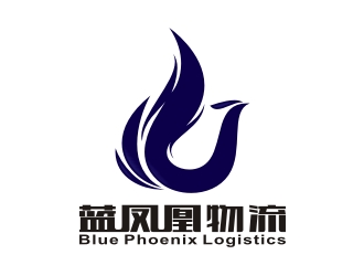 何嘉健的藍(lán)鳳凰物流有限公司logo設(shè)計