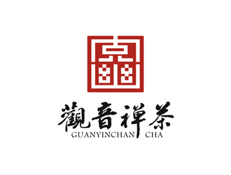鄭國麟的觀音禪茶茶館logo設(shè)計