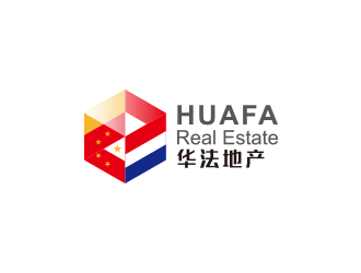 華法地產(chǎn) HUAFA Real Estate   法國(guó)投資，置業(yè)，安家一站式服務(wù)平臺(tái)logo設(shè)計(jì)