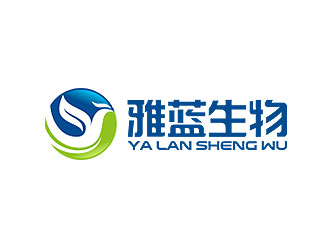 鐘炬的青島雅藍生物發(fā)展有限公司字體標(biāo)志logo設(shè)計