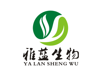 李泉輝的青島雅藍生物發(fā)展有限公司字體標(biāo)志logo設(shè)計