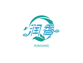 薛永輝的廣州市潤香環(huán)?？萍加邢薰緇ogo設(shè)計(jì)