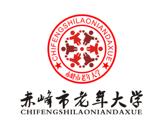 李正東的赤峰市老年大學(xué)?；誰ogo設(shè)計logo設(shè)計