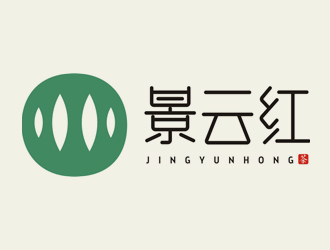 夏孟的景云紅茶葉品牌logologo設計