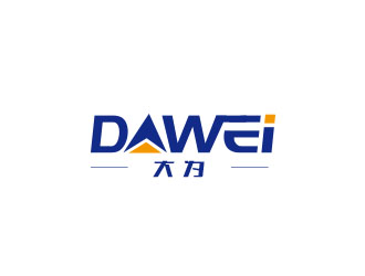 朱紅娟的DaWei字母LOGO設計，酷炫簡潔，有力量感l(wèi)ogo設計