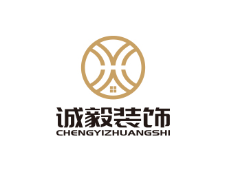 孫金澤的誠毅室內(nèi)裝飾設計工作室logo設計
