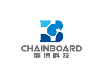 周金進(jìn)的鏈博科技公司logologo設(shè)計
