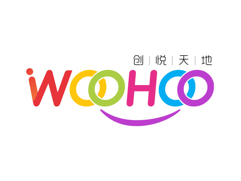 中文名：創(chuàng)悅天地    ；  英文名：WOOHOOlogo設(shè)計(jì)