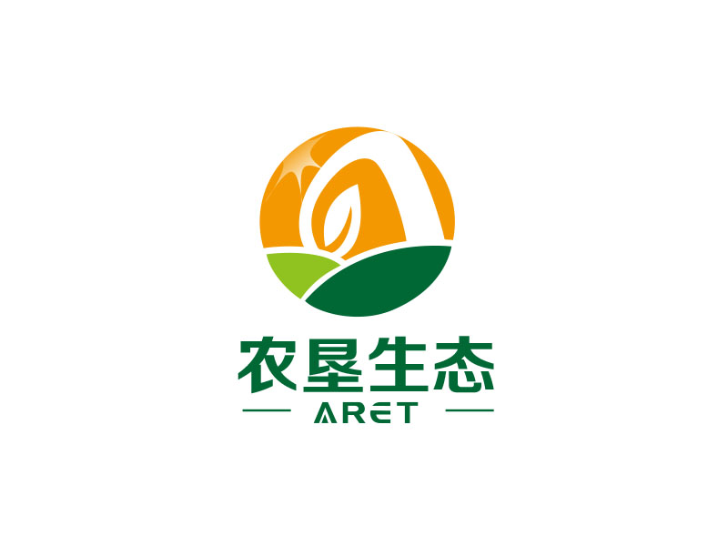 朱紅娟的農(nóng)墾生態(tài)科技（Agricultural reclamation ecological sciencelogo設計