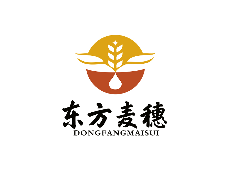 李杰的白酒品牌，東方麥穗logo設(shè)計