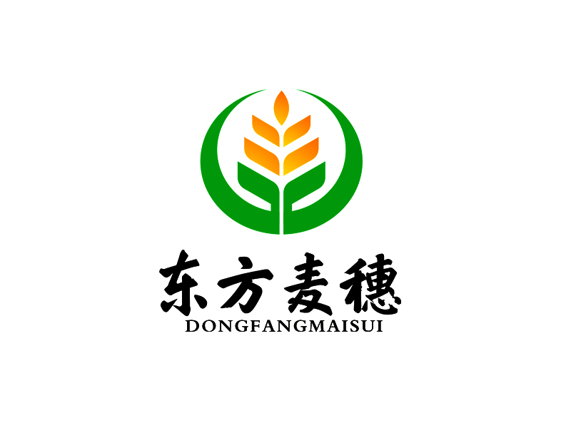 李杰的白酒品牌，東方麥穗logo設(shè)計