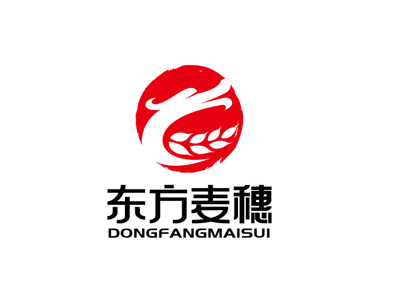 張俊的白酒品牌，東方麥穗logo設(shè)計