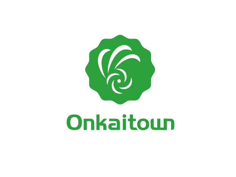 朱紅娟的onkaitownlogo設(shè)計