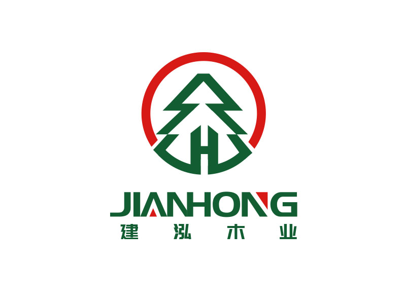朱紅娟的太倉市建泓木業(yè)有限公司logo設(shè)計