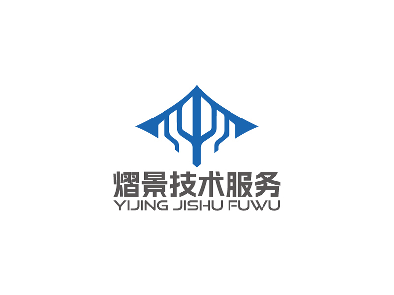楊忠的熠景，熠景技術(shù)服務(wù)logo設(shè)計