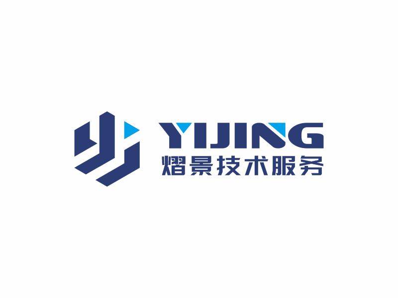 何嘉健的熠景，熠景技術(shù)服務(wù)logo設(shè)計