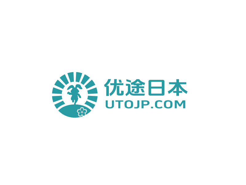 張俊的優(yōu)途日本  utojp.comlogo設(shè)計