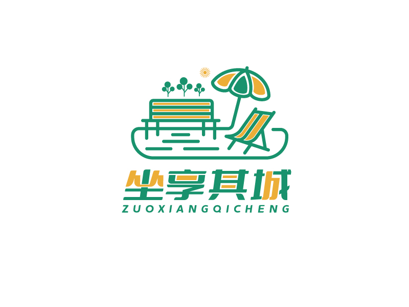 李寧的坐享其城logo設(shè)計